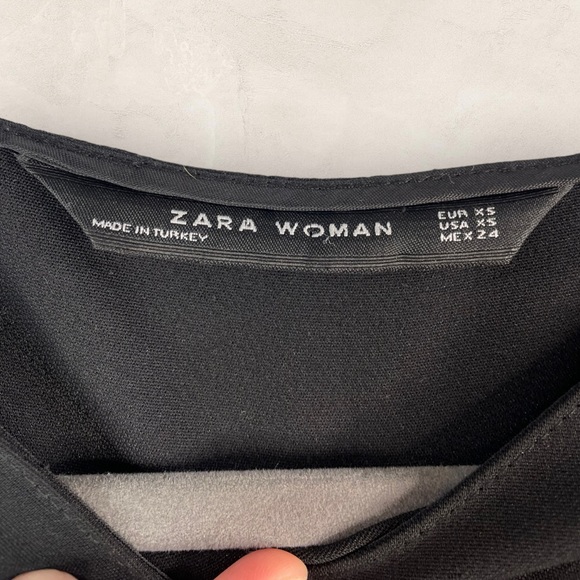 Zara Women’s Ruched Midi Dress Size XS 0024 - Picture 3 of 5